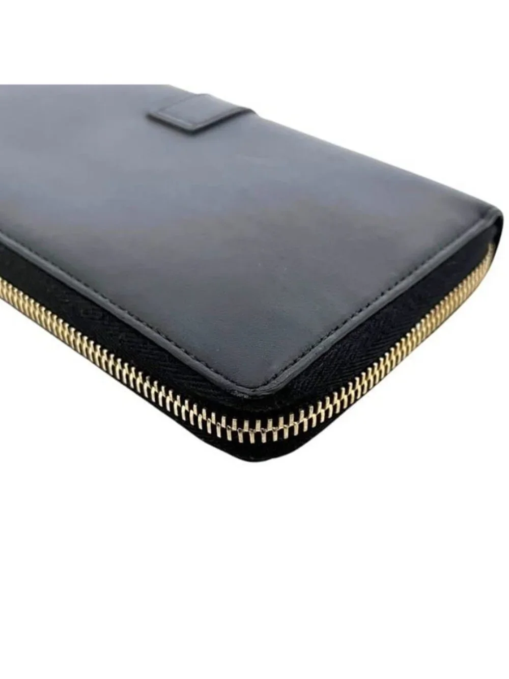Saint Laurent Zip Around Wallet Black Cassandra Cfp - Picture 4 of 10